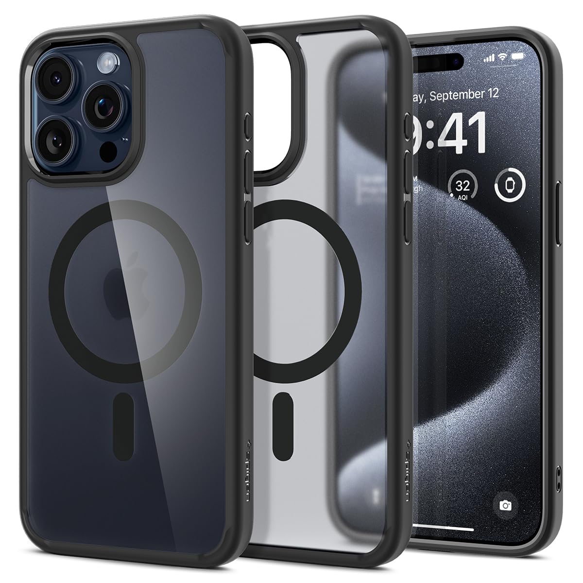Funda Spigen Ultra Hybrid Magfit Para El Iphone 15 Pro (2023) - Venta Internacional.