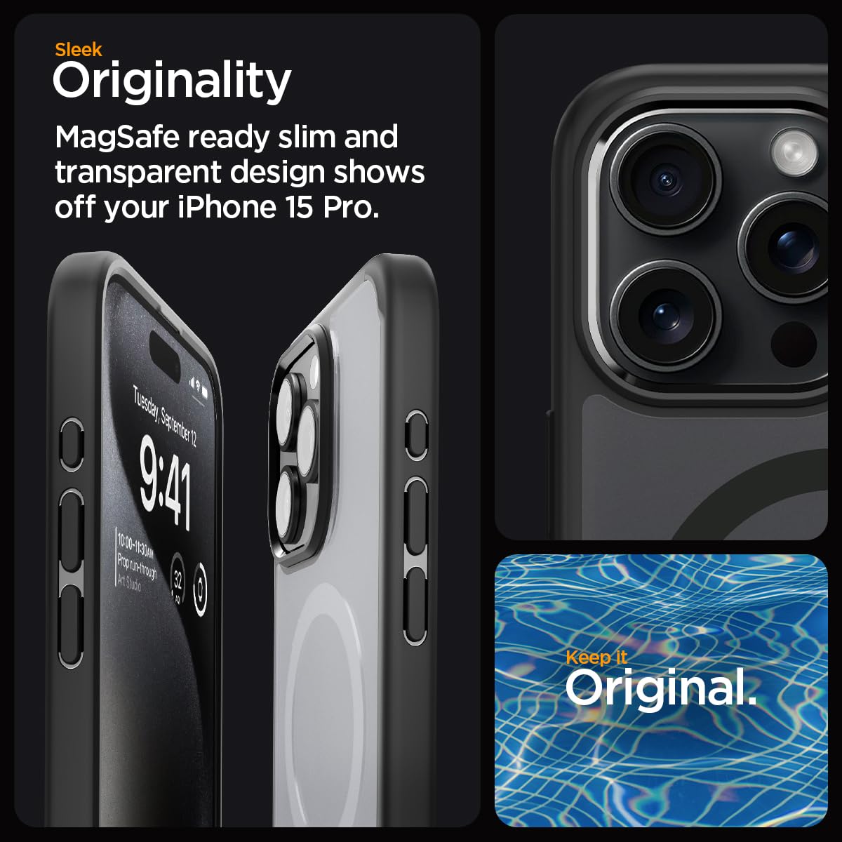 Foto 4 pulgar | Funda Spigen Ultra Hybrid Magfit Para El Iphone 15 Pro (2023) - Venta Internacional.