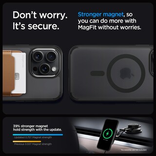 Foto 6 | Funda Spigen Ultra Hybrid Magfit Para El Iphone 15 Pro (2023) - Venta Internacional.