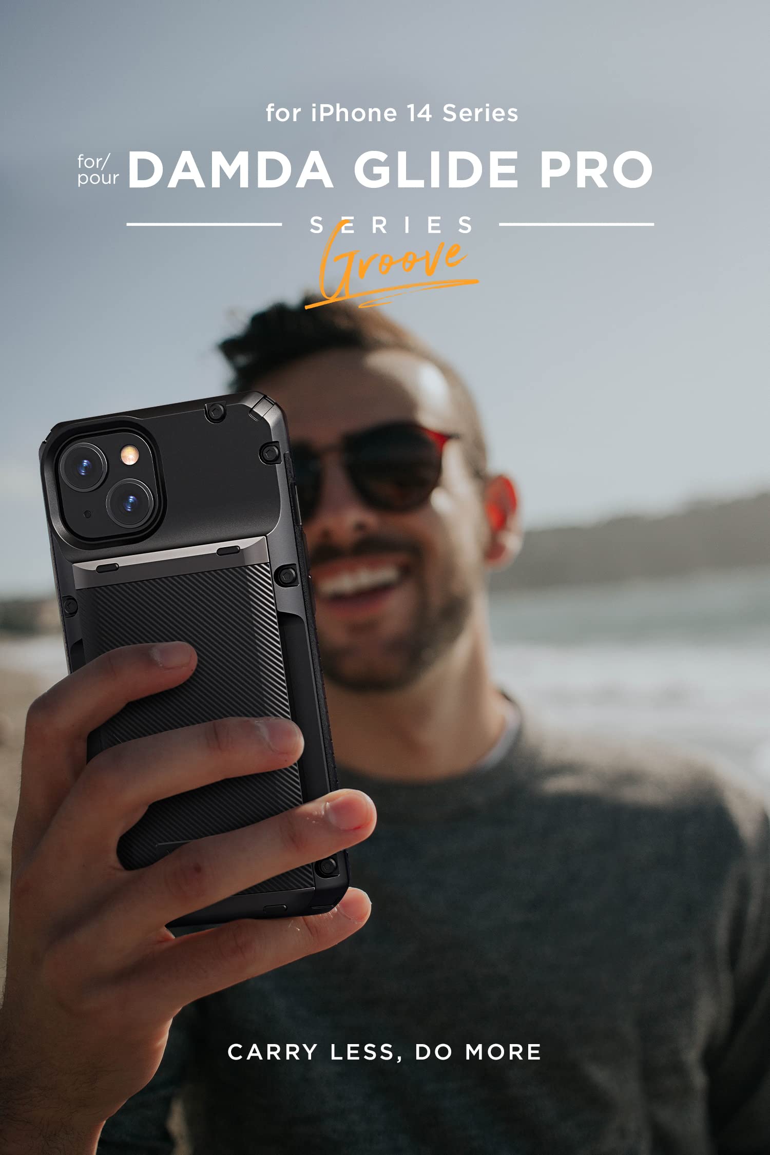Foto 8 pulgar | Funda De Teléfono Vrs Design Damda Glide Pro Para Iphone 14 Groove Black - Venta Internacional.