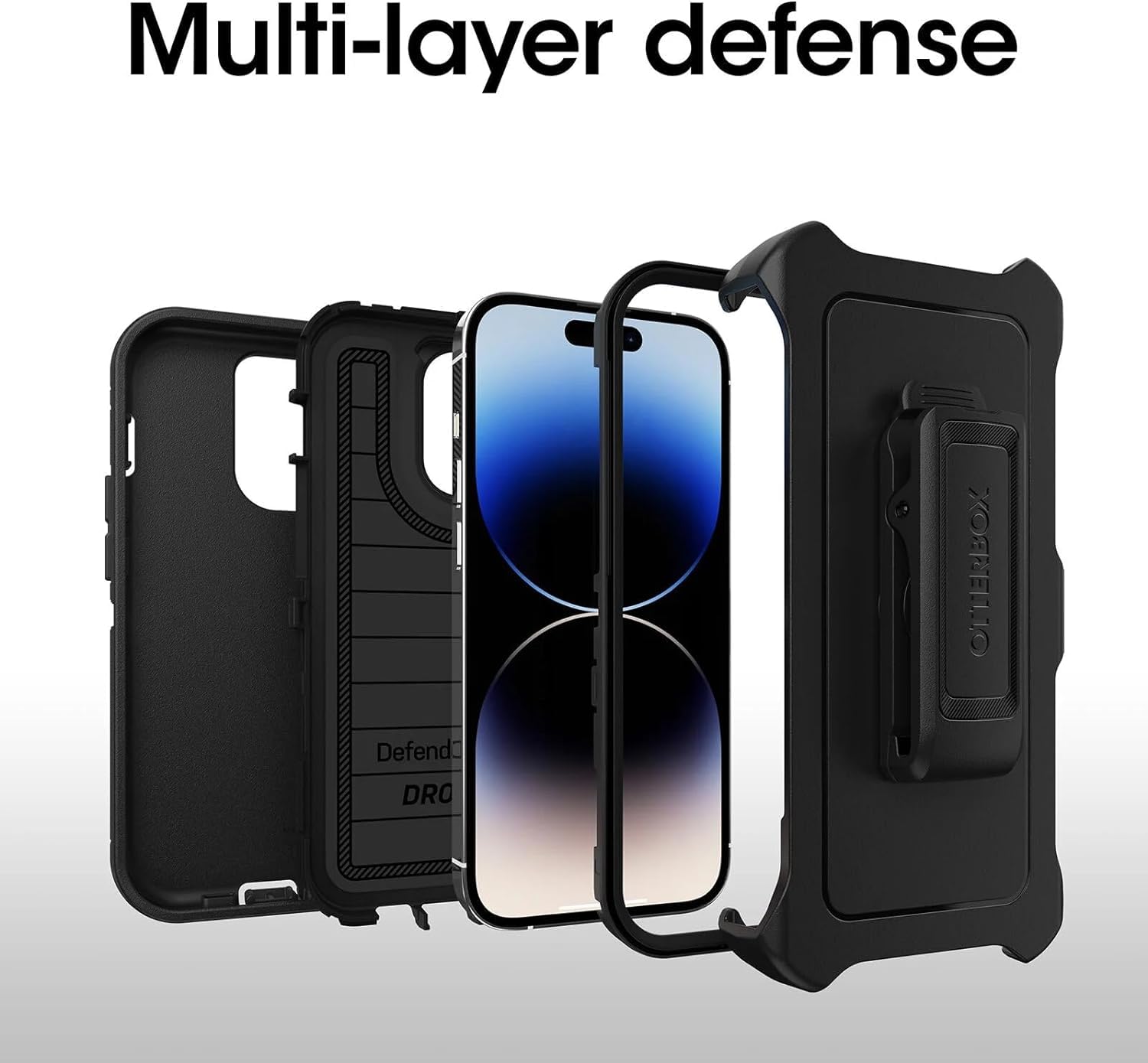 Foto 6 pulgar | Funda De Teléfono Otterbox Defender Pro Series Para Iphone 14 Pro - Venta Internacional.