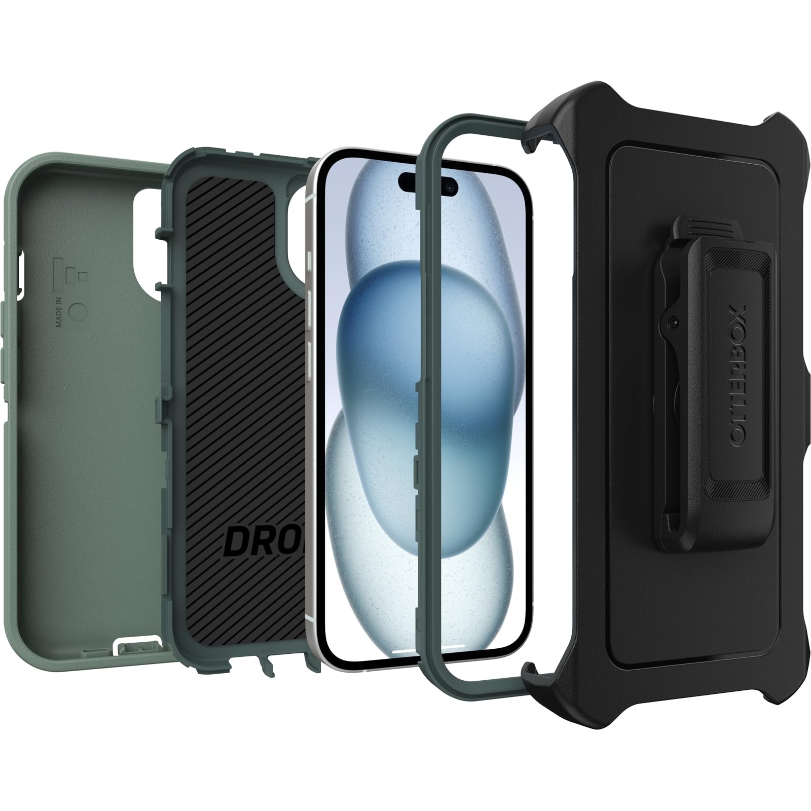 Foto 5 pulgar | Funda Otterbox Defender Series Forest Ranger Para Iphone 15/14/13 - Venta Internacional.