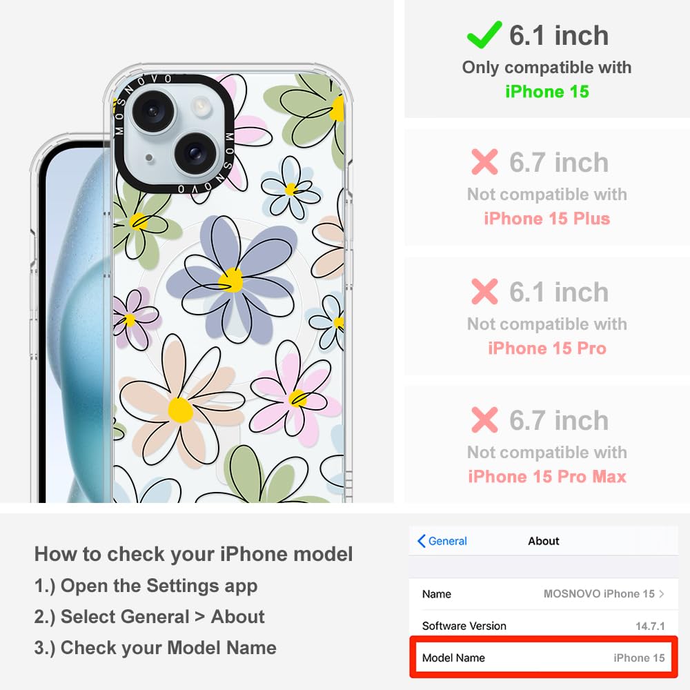 Foto 3 pulgar | Funda De Teléfono Mosnovo Compatible Con Iphone 15 Con Magsafe - Venta Internacional.