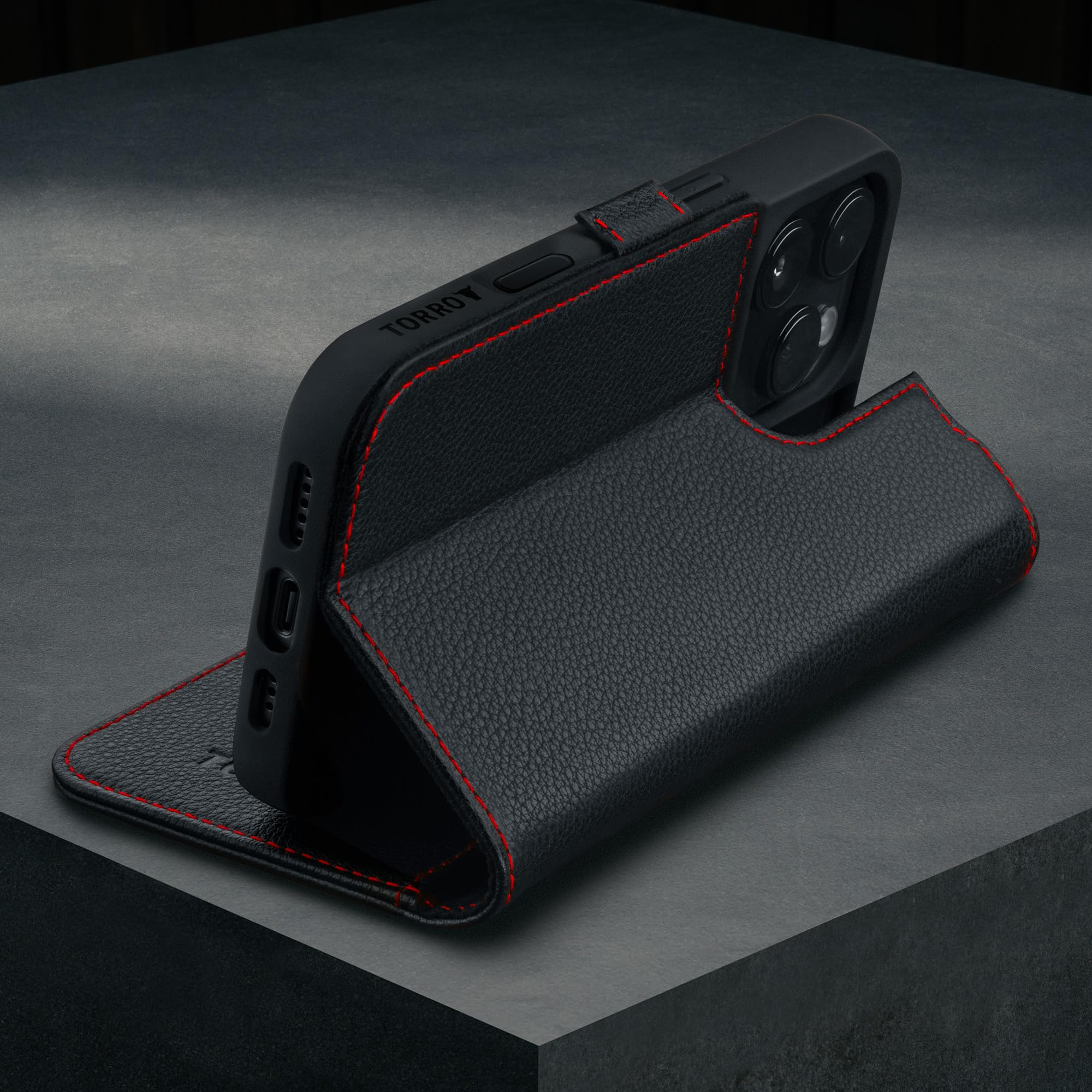 Foto 3 | Funda Torro Premium De Piel Tipo Cartera Para Iphone 16 Pro De 6.3 Pulgadas - Venta Internacional.