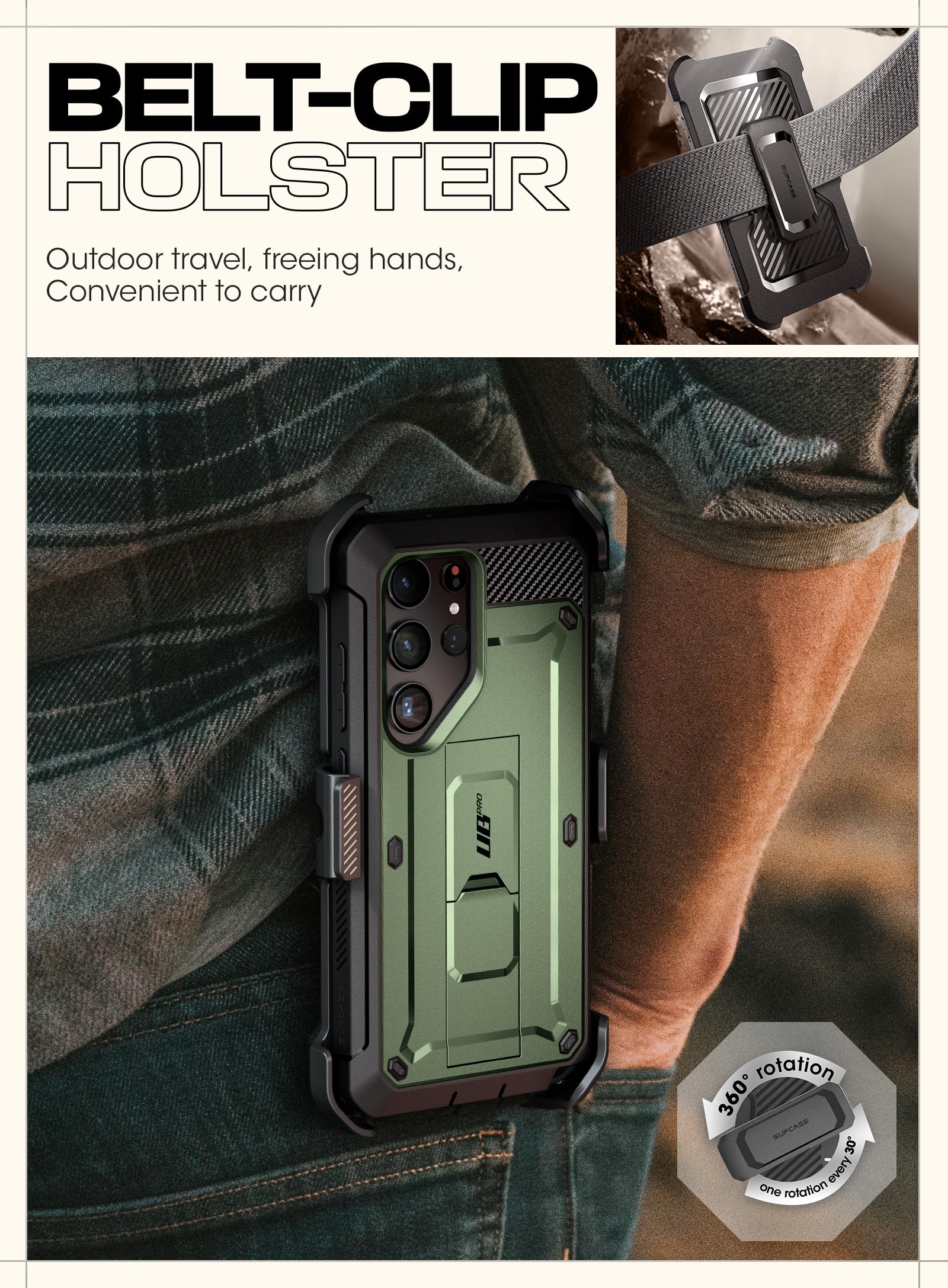 Foto 7 pulgar | Funda De Teléfono Supcase Unicorn Beetle Pro Para Samsung Galaxy S24 Ultra - Venta Internacional.