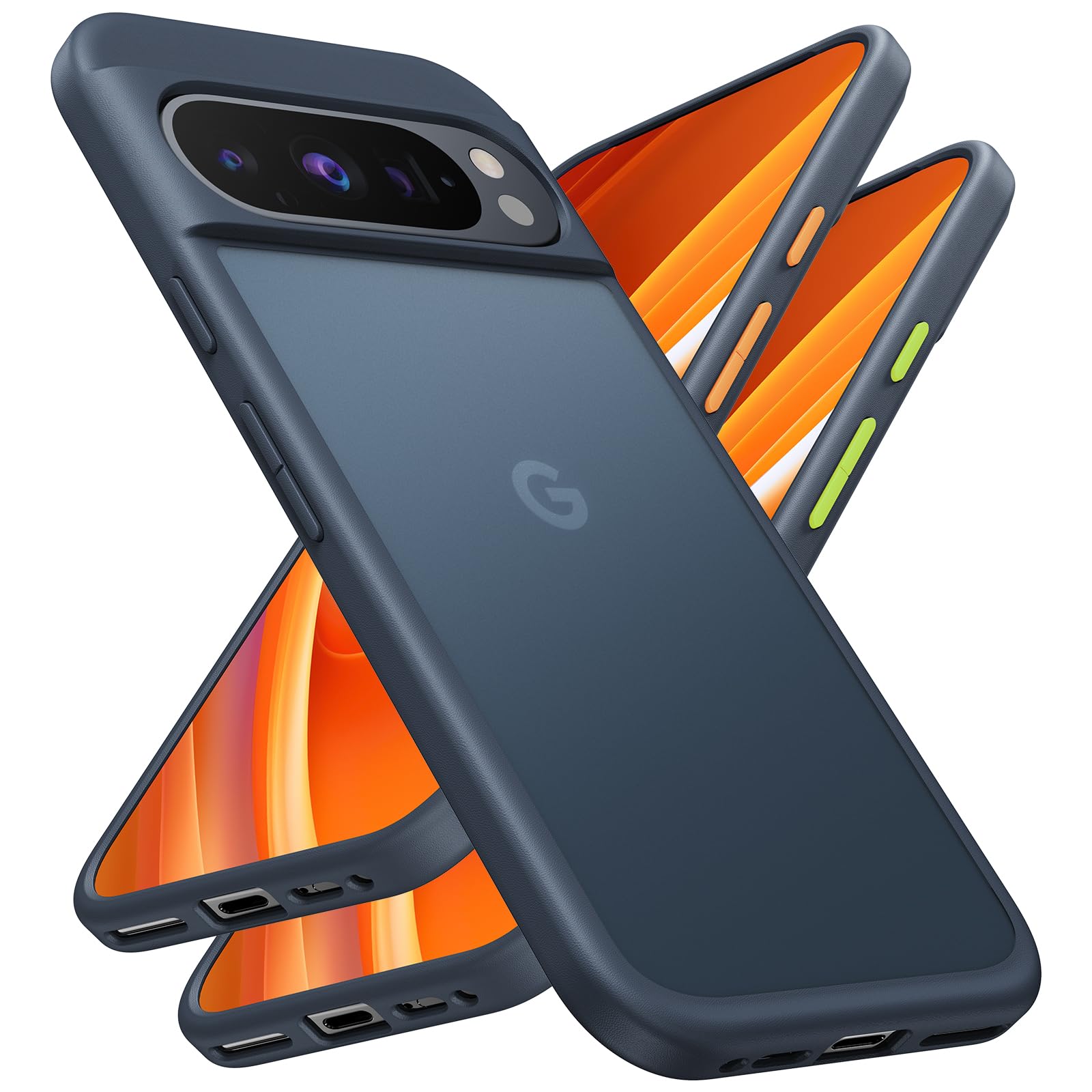 Funda De Teléfono Torras A Prueba De Golpes Para Google Pixel 9/9 Pro Black - Venta Internacional.