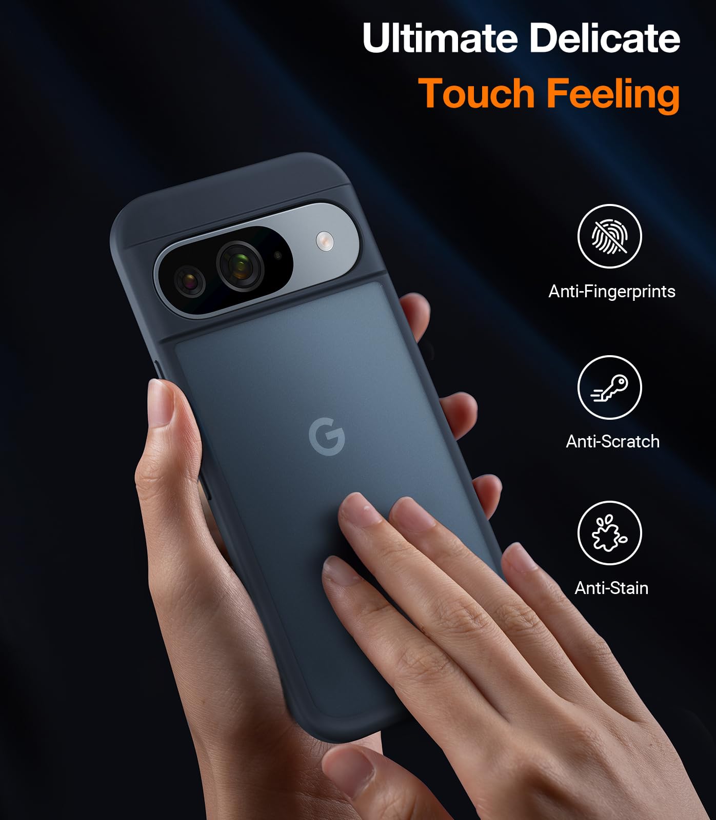Foto 7 pulgar | Funda De Teléfono Torras A Prueba De Golpes Para Google Pixel 9/9 Pro Black - Venta Internacional.
