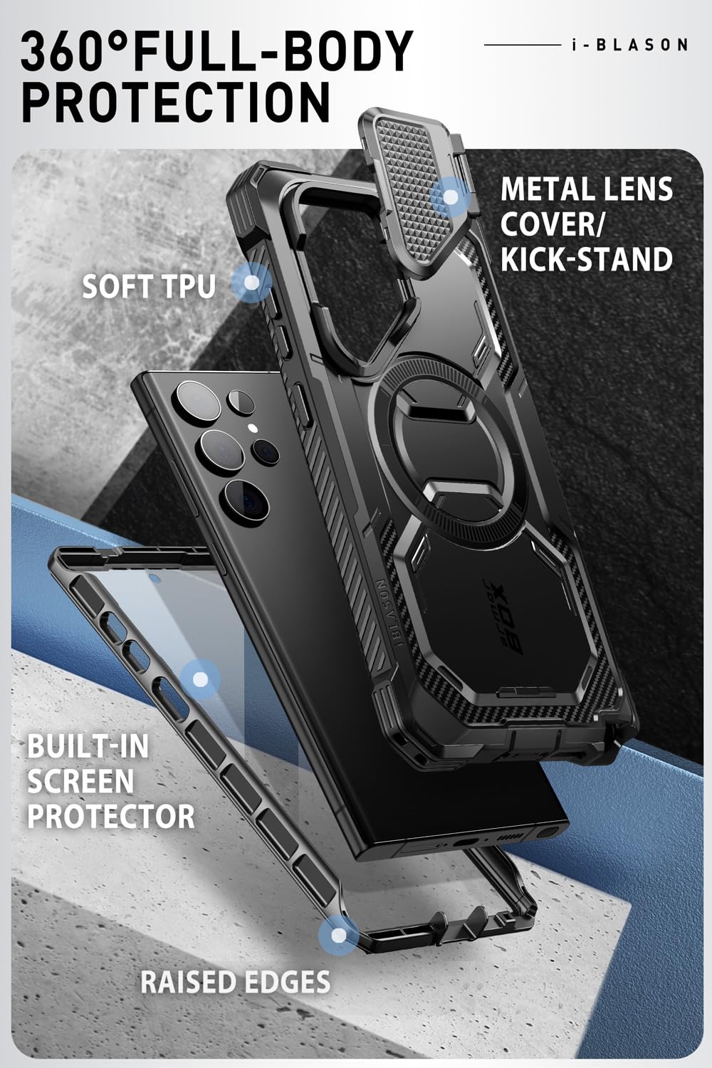 Foto 5 pulgar | Funda I-blason Armorbox Para Samsung Galaxy S24 Plus 5g (2024) - Venta Internacional.