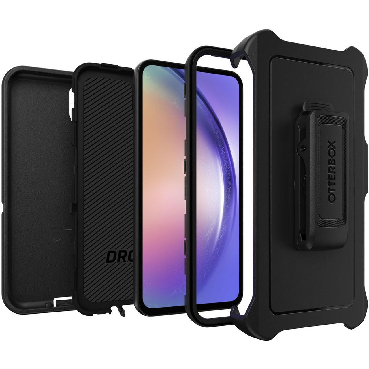Funda Otterbox Para Samsung Galaxy A54 5g Defender Series, Color Negro - Venta Internacional.