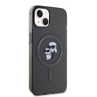 Foto 4 | Funda Karl Tpu Brillos K&c Para Iphone 13 - Negro