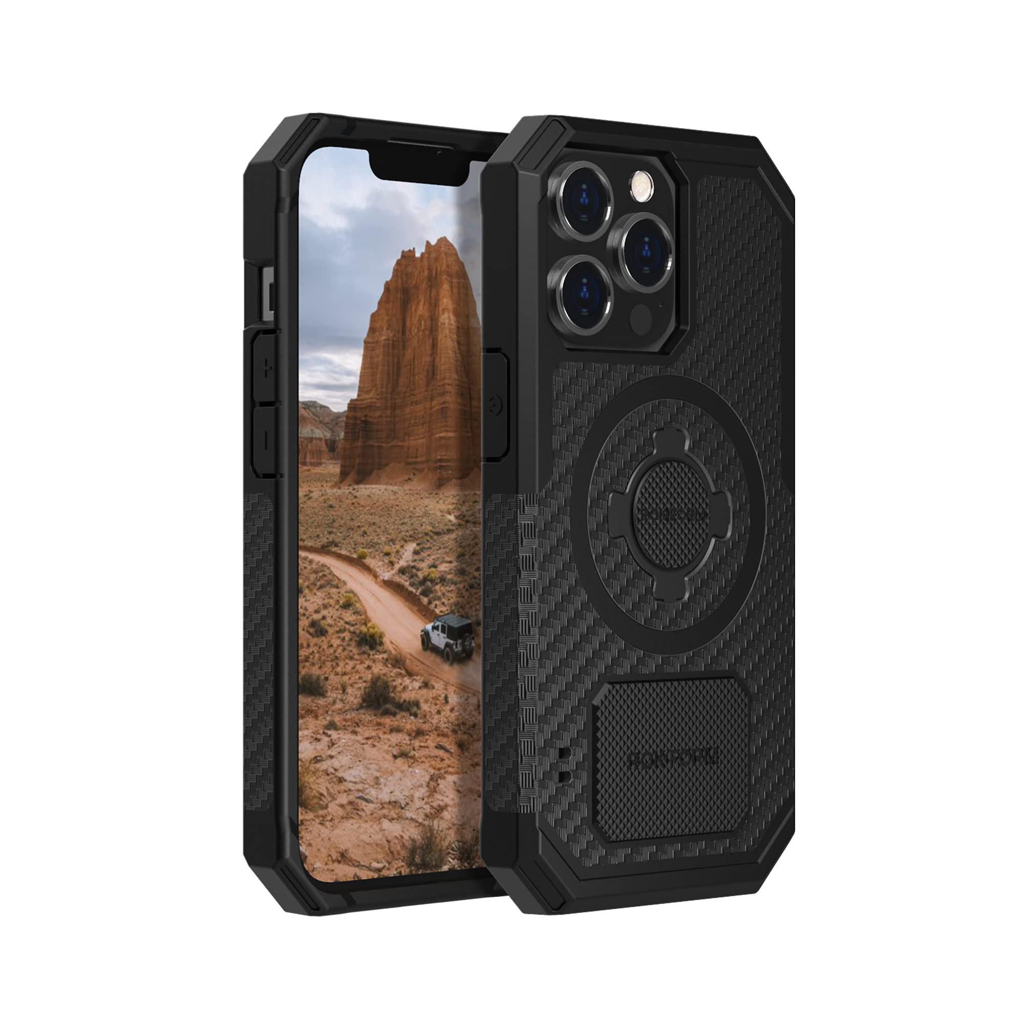 Foto 2 pulgar | Funda De Teléfono Rokform Rugged Series Para Iphone 13 Pro, Color Negro - Venta Internacional.