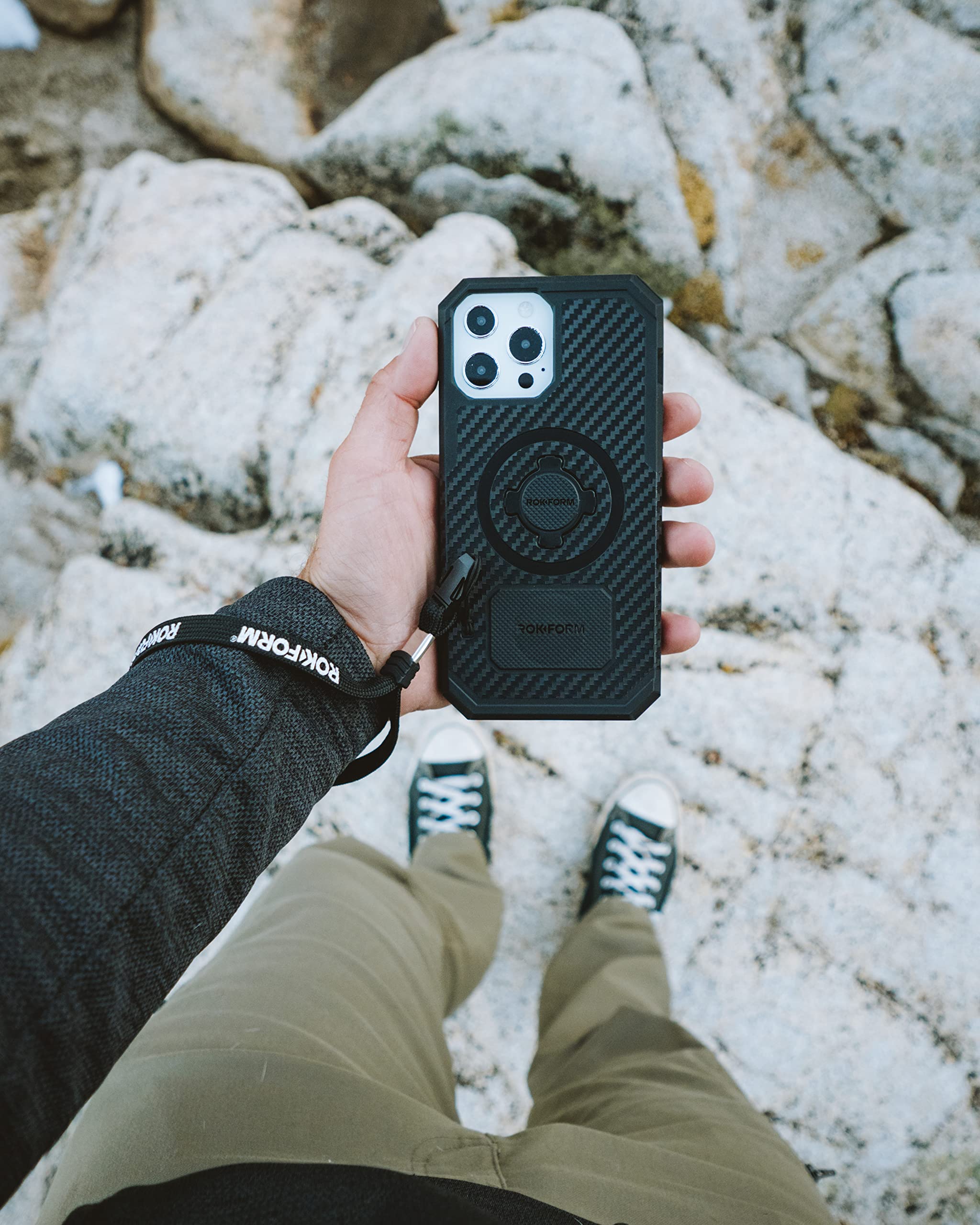 Foto 4 pulgar | Funda De Teléfono Rokform Rugged Series Para Iphone 13 Pro, Color Negro - Venta Internacional.