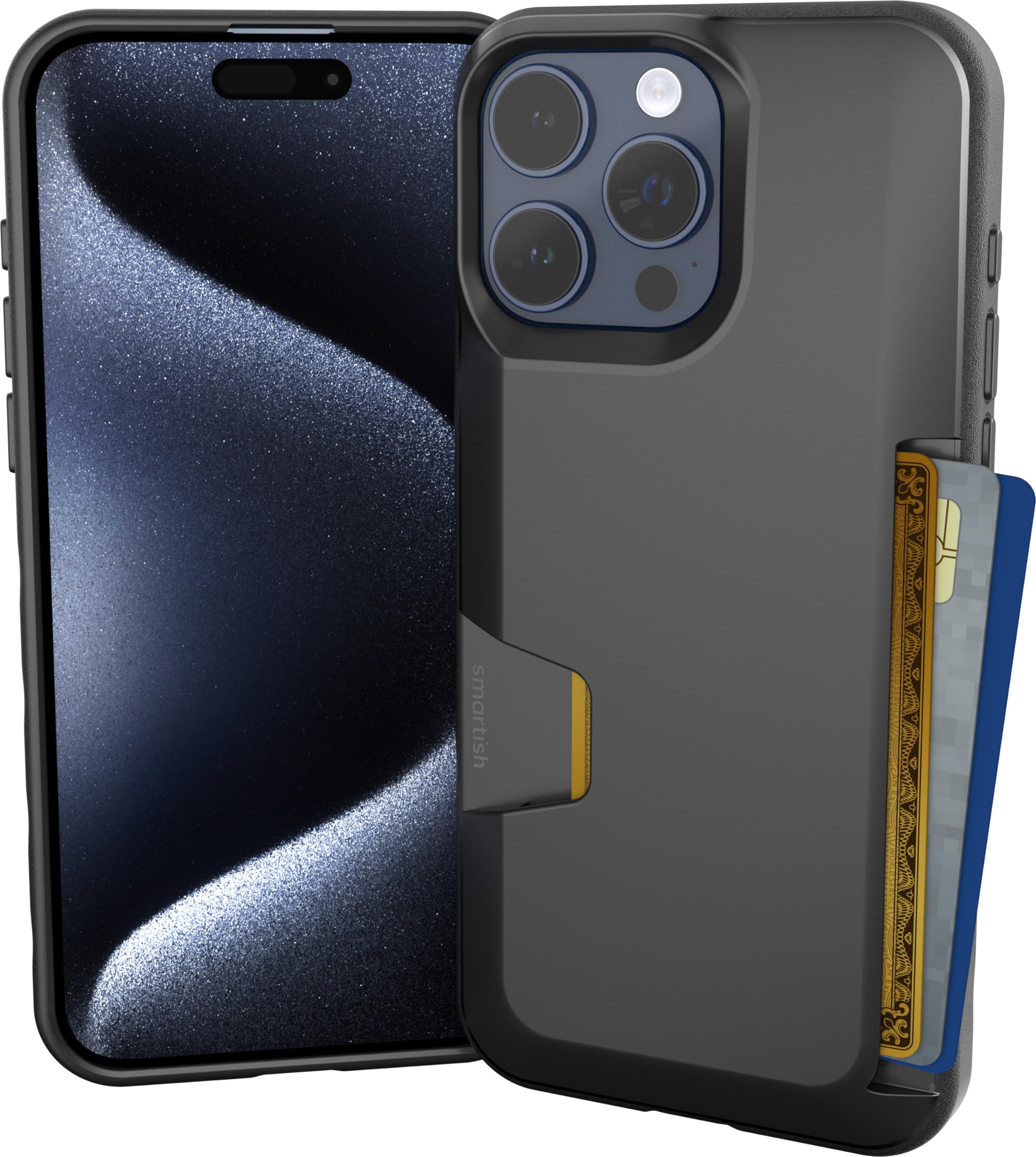 Foto 2 pulgar | Funda Tipo Cartera Smartish Para Iphone 15 Pro Max Wallet Slayer Vol. 1 - Venta Internacional.