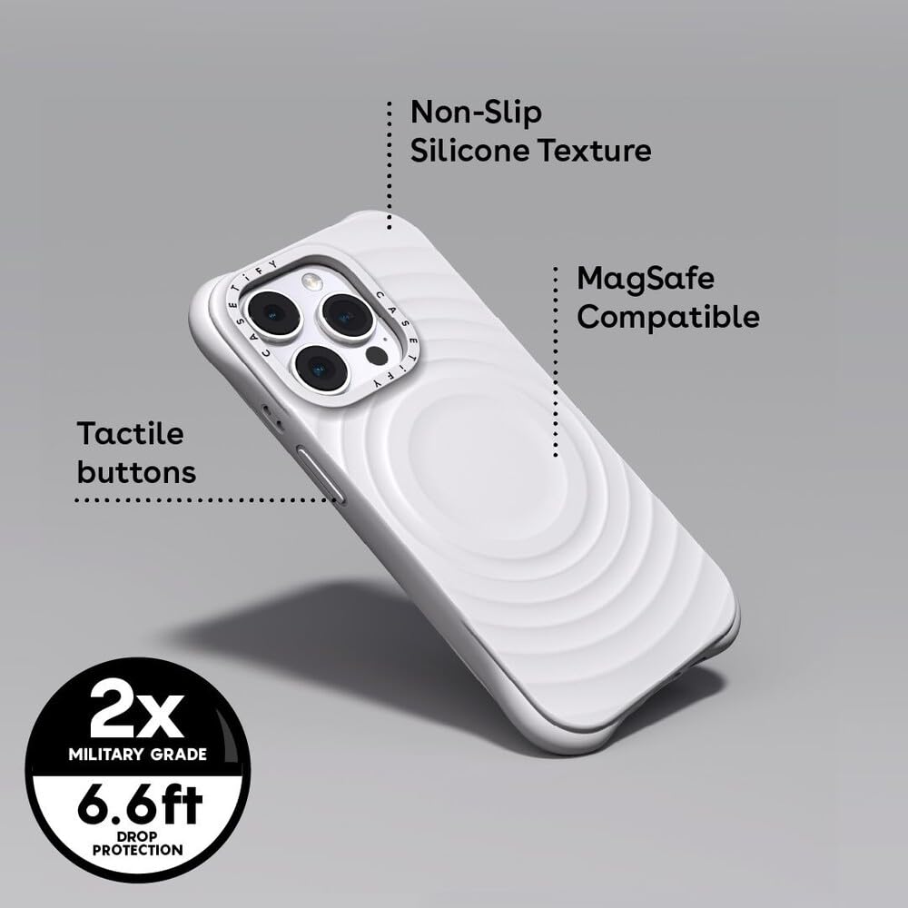 Foto 6 pulgar | Funda De Teléfono Casetify Ripple Silicone Para Iphone 16 Pro - Venta Internacional.