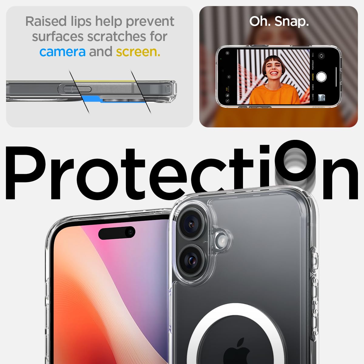 Foto 6 pulgar | Funda Spigen Ultra Hybrid S Magfit Para Iphone 16 Con Soporte - Venta Internacional.
