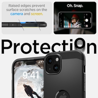 Foto 6 | Funda Spigen Tough Armor Magfit Para Iphone 15 Negra - Venta Internacional.