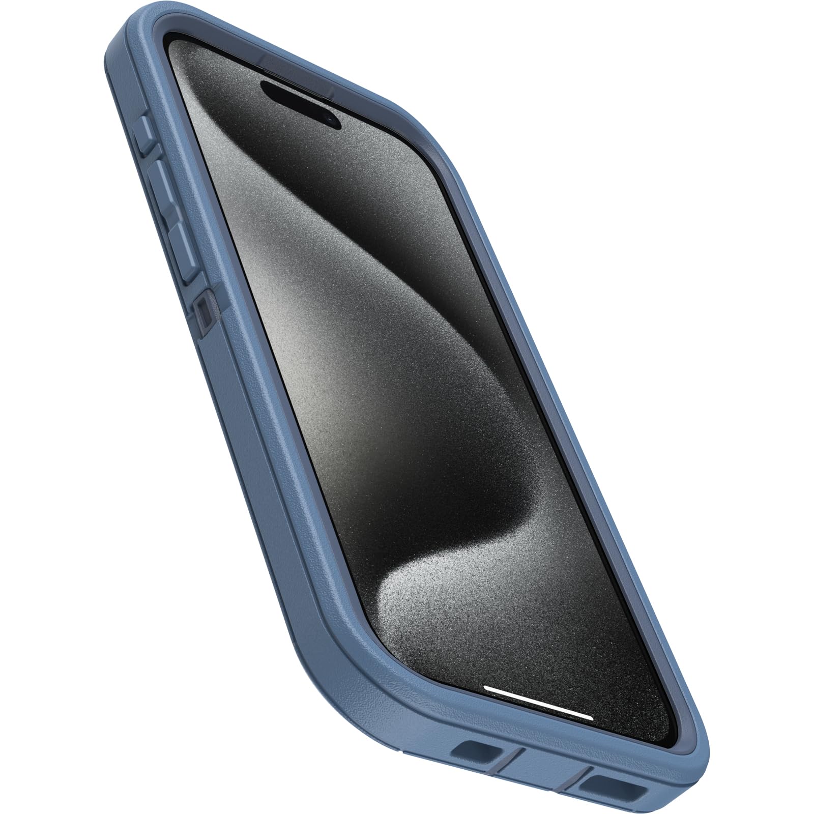 Foto 4 pulgar | Funda Otterbox Defender Series Para Iphone 15 Pro, Color Azul Claro - Venta Internacional.