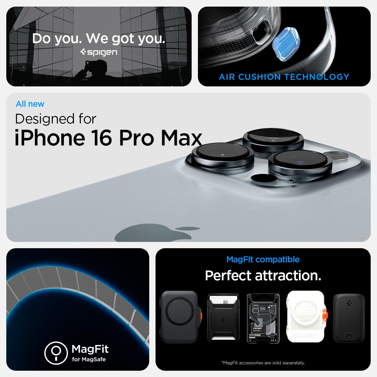 Foto 3 pulgar | Funda Spigen Ultra Hybrid Magfit Para Iphone 16 Pro Max - Venta Internacional.