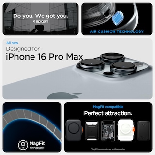 Foto 2 | Funda Spigen Ultra Hybrid Magfit Para Iphone 16 Pro Max - Venta Internacional.