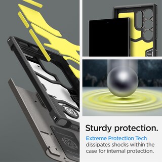 Foto 3 | Funda Spigen Tough Armor Para Galaxy S24 Ultra Con Soporte - Venta Internacional.