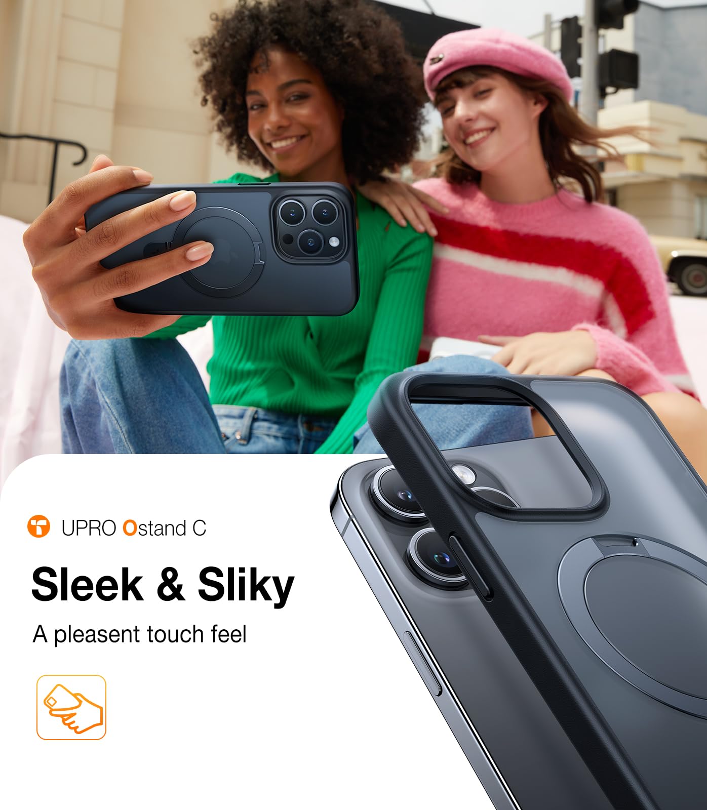 Foto 7 pulgar | Funda De Teléfono Torras Ultra Magnetic Ostand Para Iphone 16 Pro - Venta Internacional.