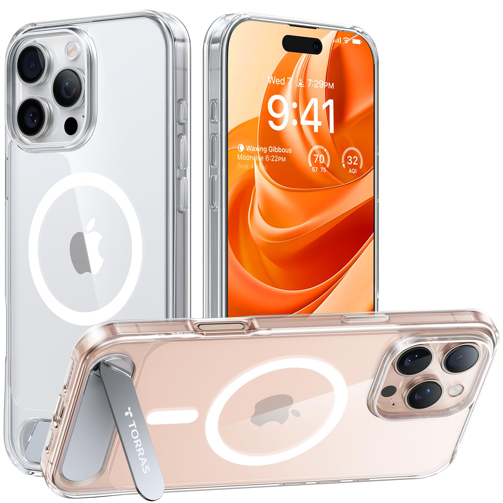 Foto 2 pulgar | Funda Para Teléfono Torras Strong Magnetic Stand Iphone 16 Pro Max - Venta Internacional.