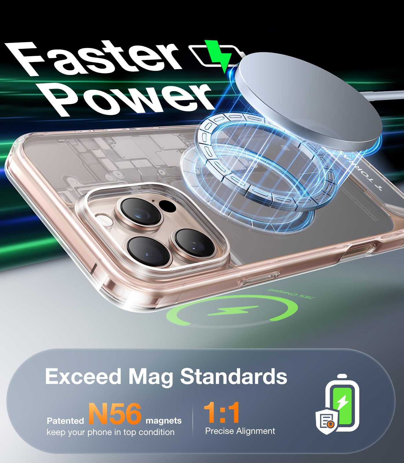 Foto 4 pulgar | Funda Para Teléfono Torras Strong Magnetic Stand Iphone 16 Pro Max - Venta Internacional.