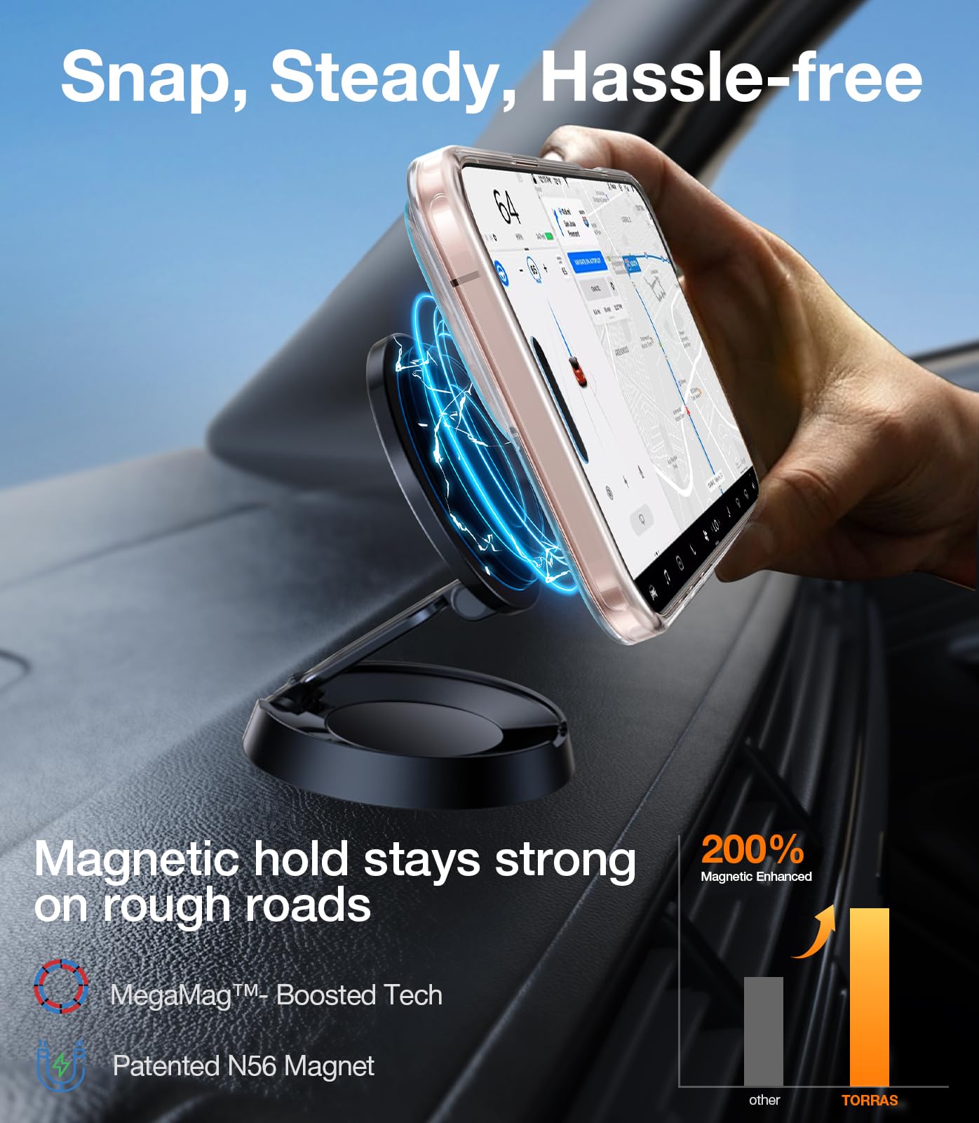 Foto 5 pulgar | Funda Para Teléfono Torras Strong Magnetic Stand Iphone 16 Pro Max - Venta Internacional.