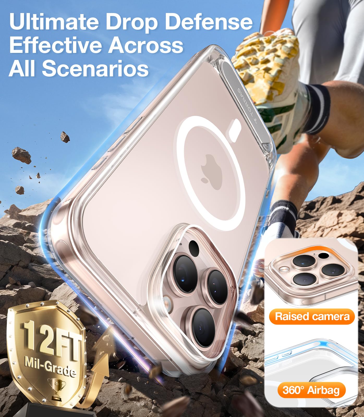 Foto 5 | Funda Para Teléfono Torras Strong Magnetic Stand Iphone 16 Pro Max - Venta Internacional.