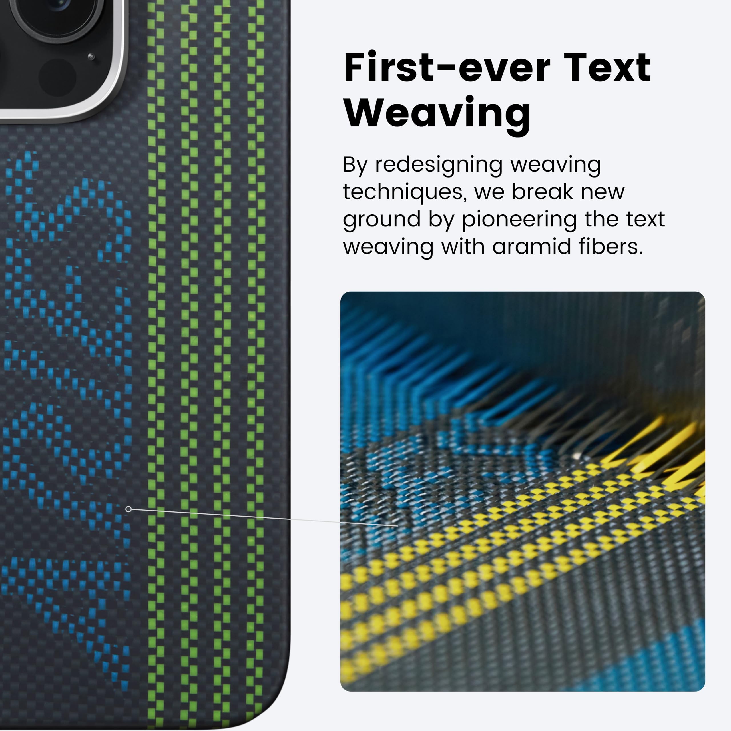 Foto 4 pulgar | Funda De Teléfono Pitaka Para Iphone 16 Pro Max Luminous Tactile - Venta Internacional.