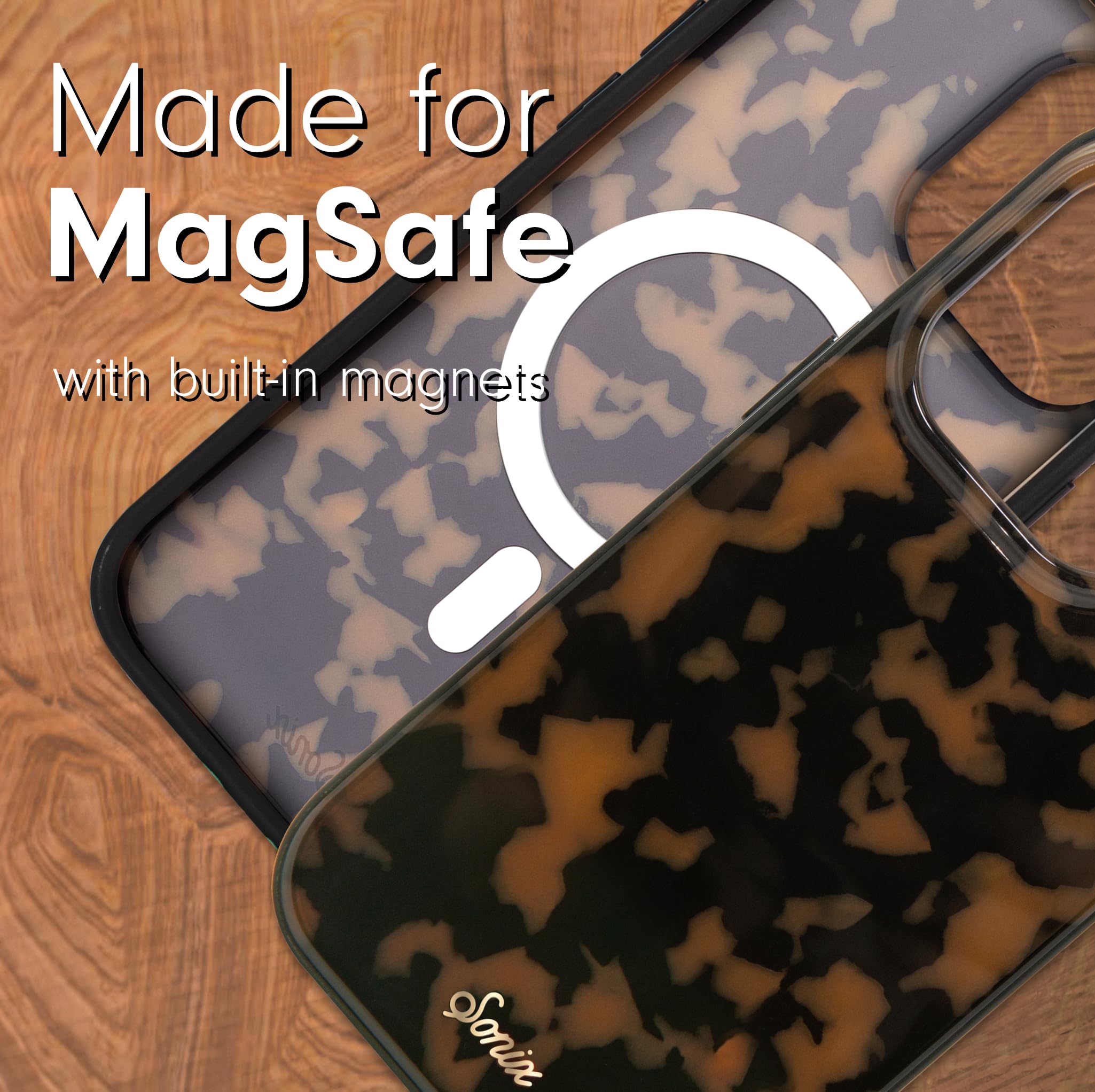 Foto 4 pulgar | Funda De Teléfono Sonix Para Iphone 15 Pro Magsafe 3m Drop Tortoise - Venta Internacional.