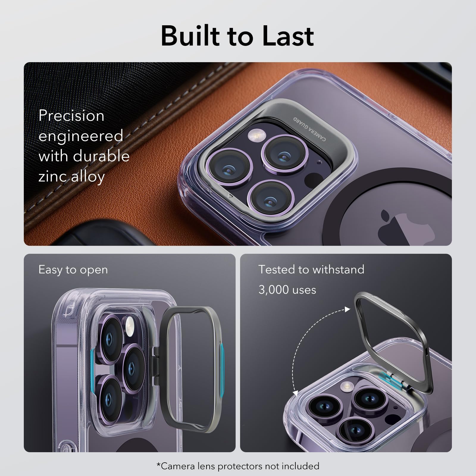 Foto 6 pulgar | Funda De Teléfono Esr Para Iphone 14 Pro Con Magsafe Clear Purple - Venta Internacional.