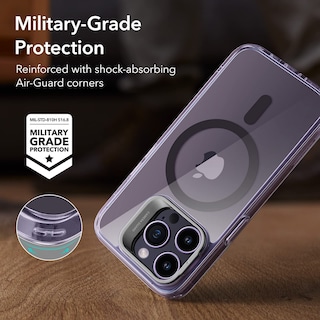 Foto 6 | Funda De Teléfono Esr Para Iphone 14 Pro Con Magsafe Clear Purple - Venta Internacional.