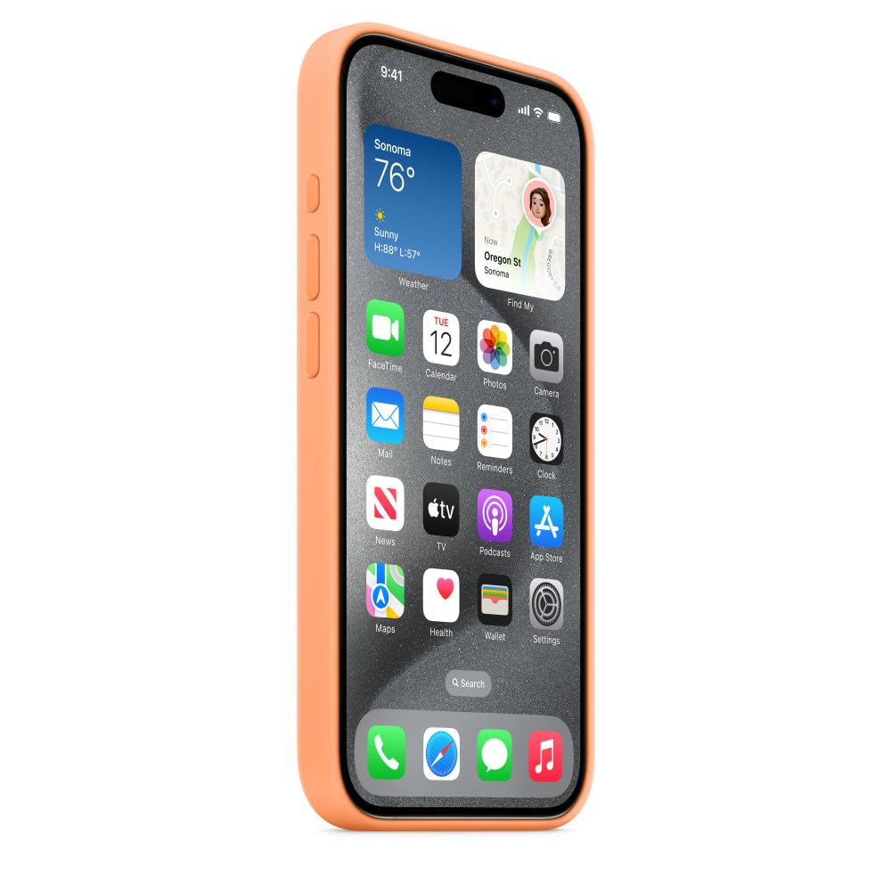 Foto 6 | Funda Para Teléfono Apple Iphone 15 Pro De Silicona Con Magsafe Orange - Venta Internacional.