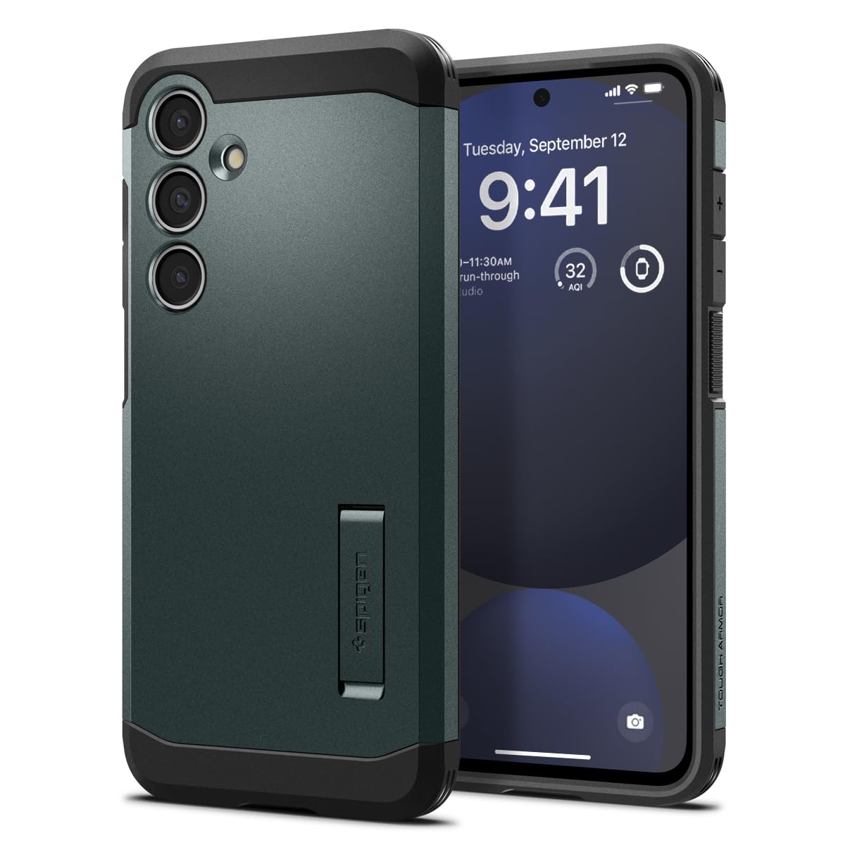 Foto 2 pulgar | Funda Spigen Tough Armor Para Galaxy S24 Fe Con Soporte - Venta Internacional.