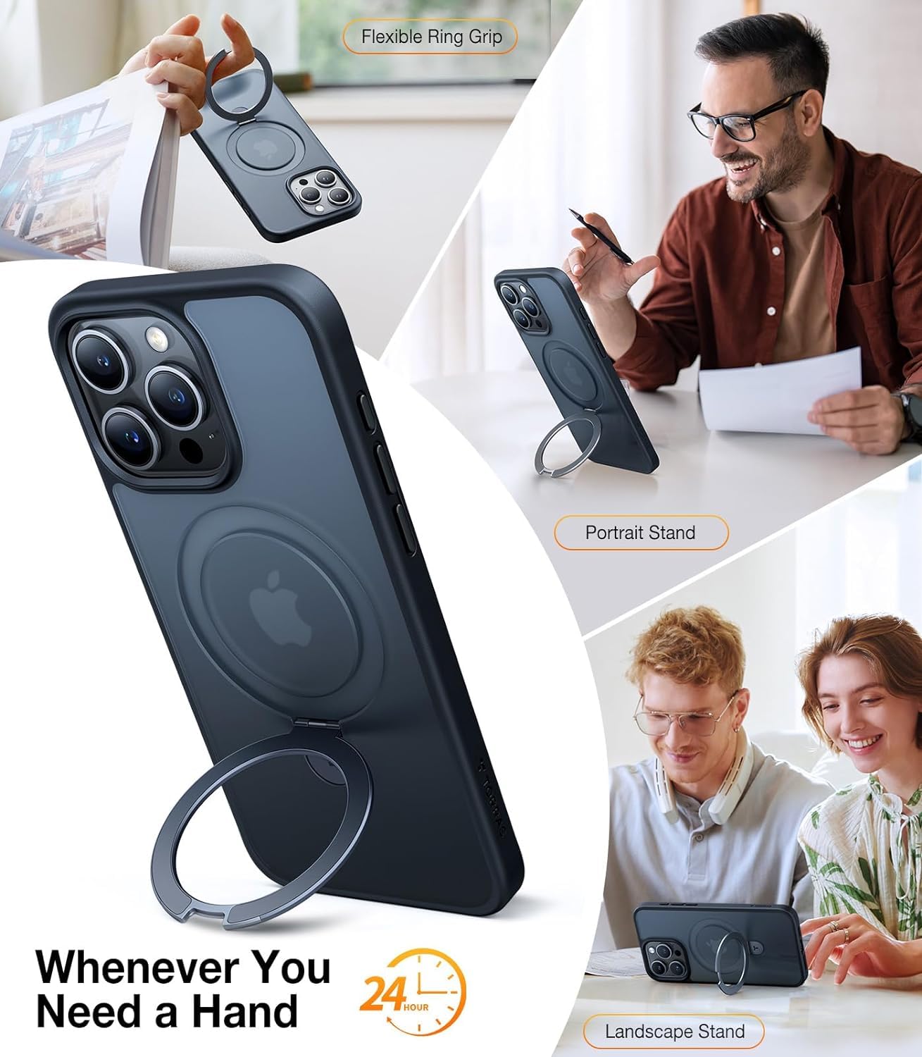 Foto 5 | Funda De Teléfono Torras Magnetic Para Iphone 13 Pro Max Con Soporte - Venta Internacional.