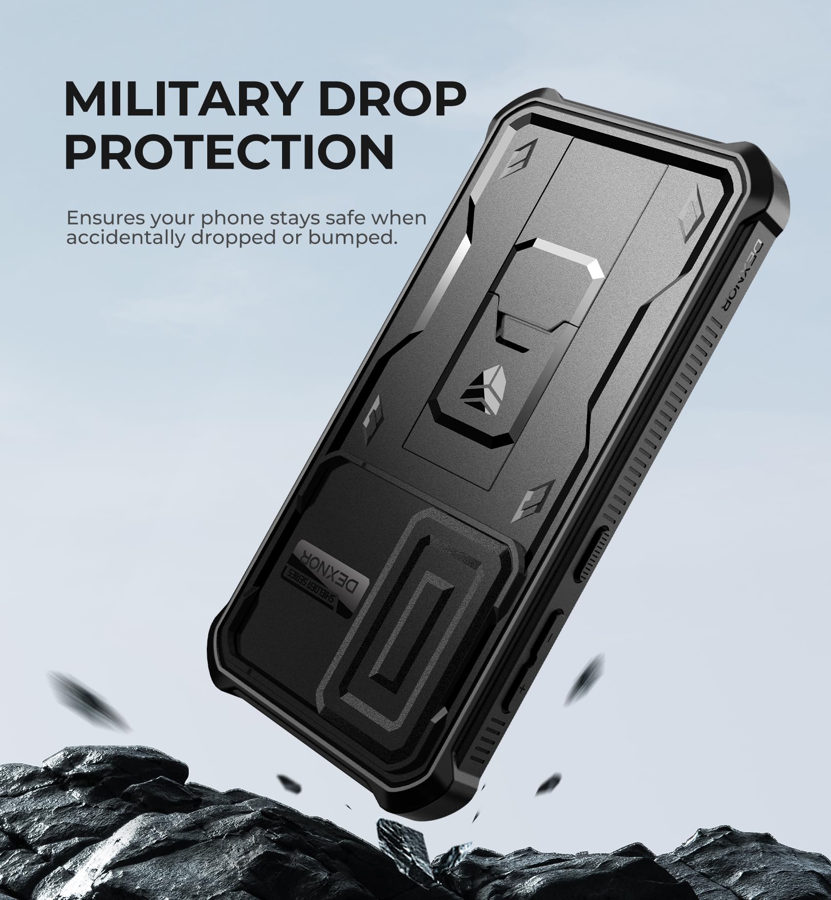Foto 6 | Funda Dexnor Para Samsung Galaxy S24 Con Cámara Deslizante, Color Negro - Venta Internacional.