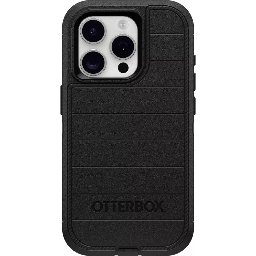 Foto 4 pulgar | Funda Otterbox Defender Series Para Iphone 15 Pro, Color Negro - Venta Internacional.