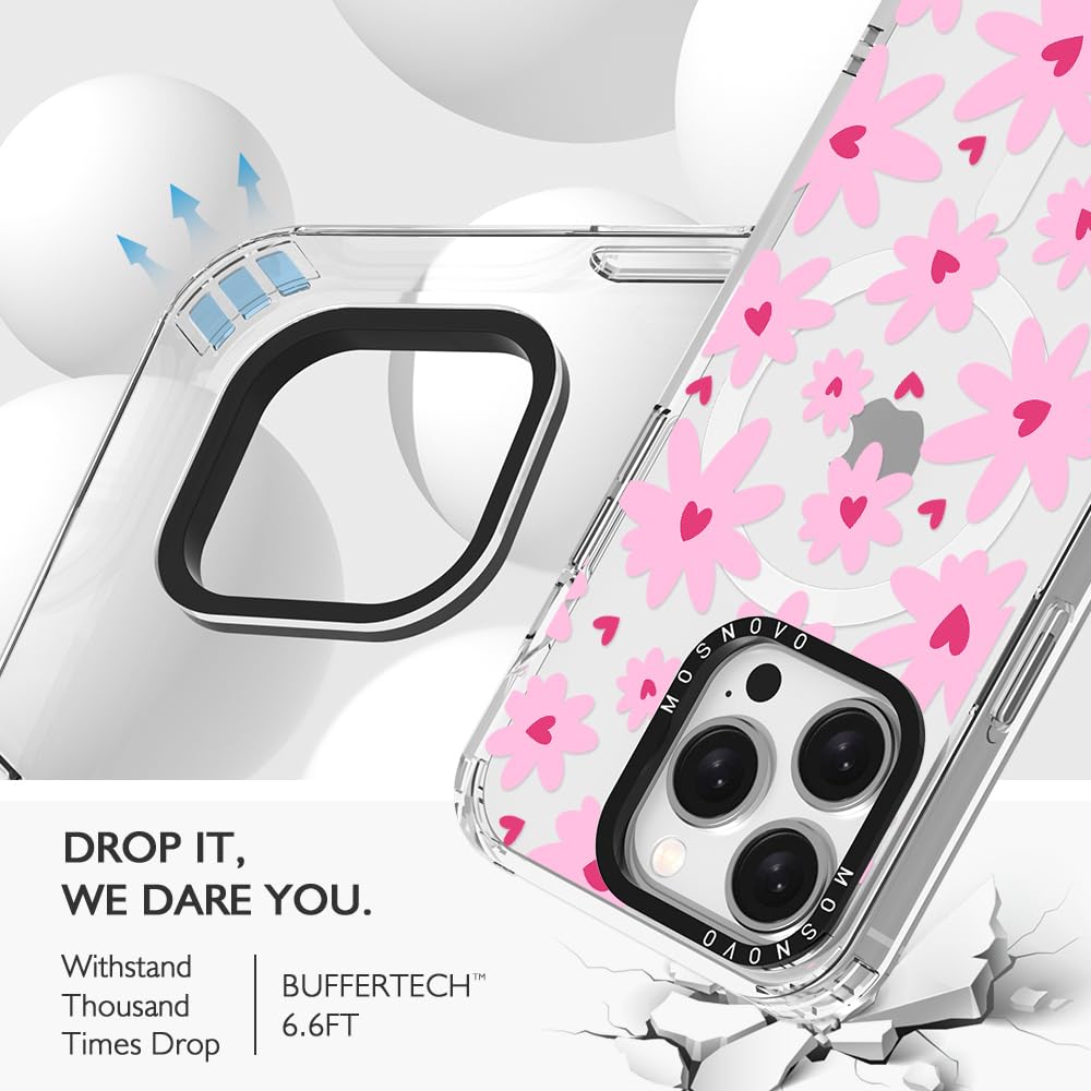 Foto 8 pulgar | Funda De Teléfono Mosnovo Compatible Con Iphone 15 Pro Love In Bloom - Venta Internacional.