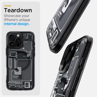 Foto 4 | Funda Spigen Ultra Hybrid Magfit Para Iphone 16 Pro, Color Amarillo - Venta Internacional.
