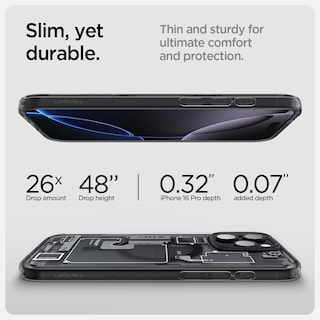 Foto 6 | Funda Spigen Ultra Hybrid Magfit Para Iphone 16 Pro, Color Amarillo - Venta Internacional.