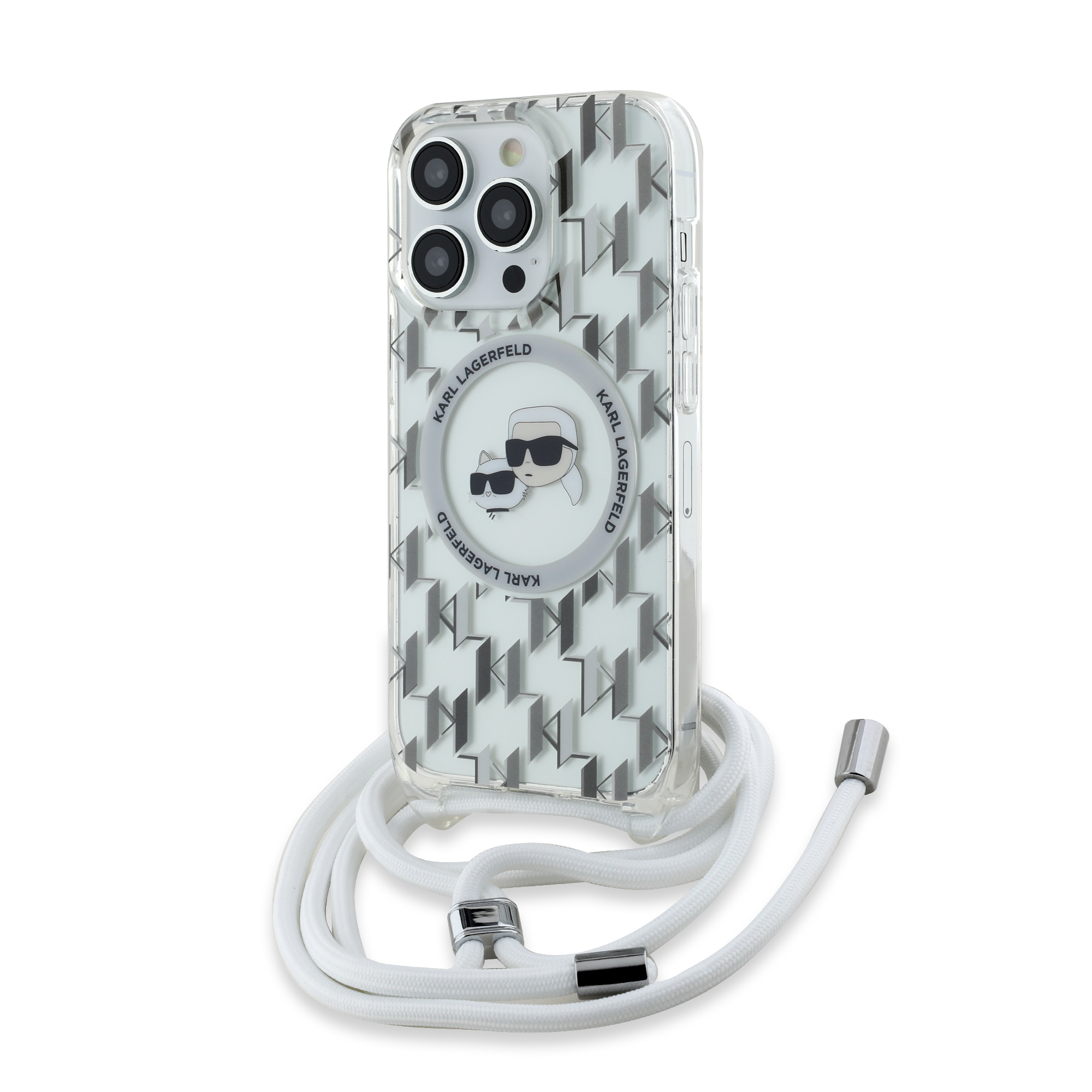 Foto 2 pulgar | Funda Karl Monograma Karl Y Choupette Para Iphone 13 Pro Max