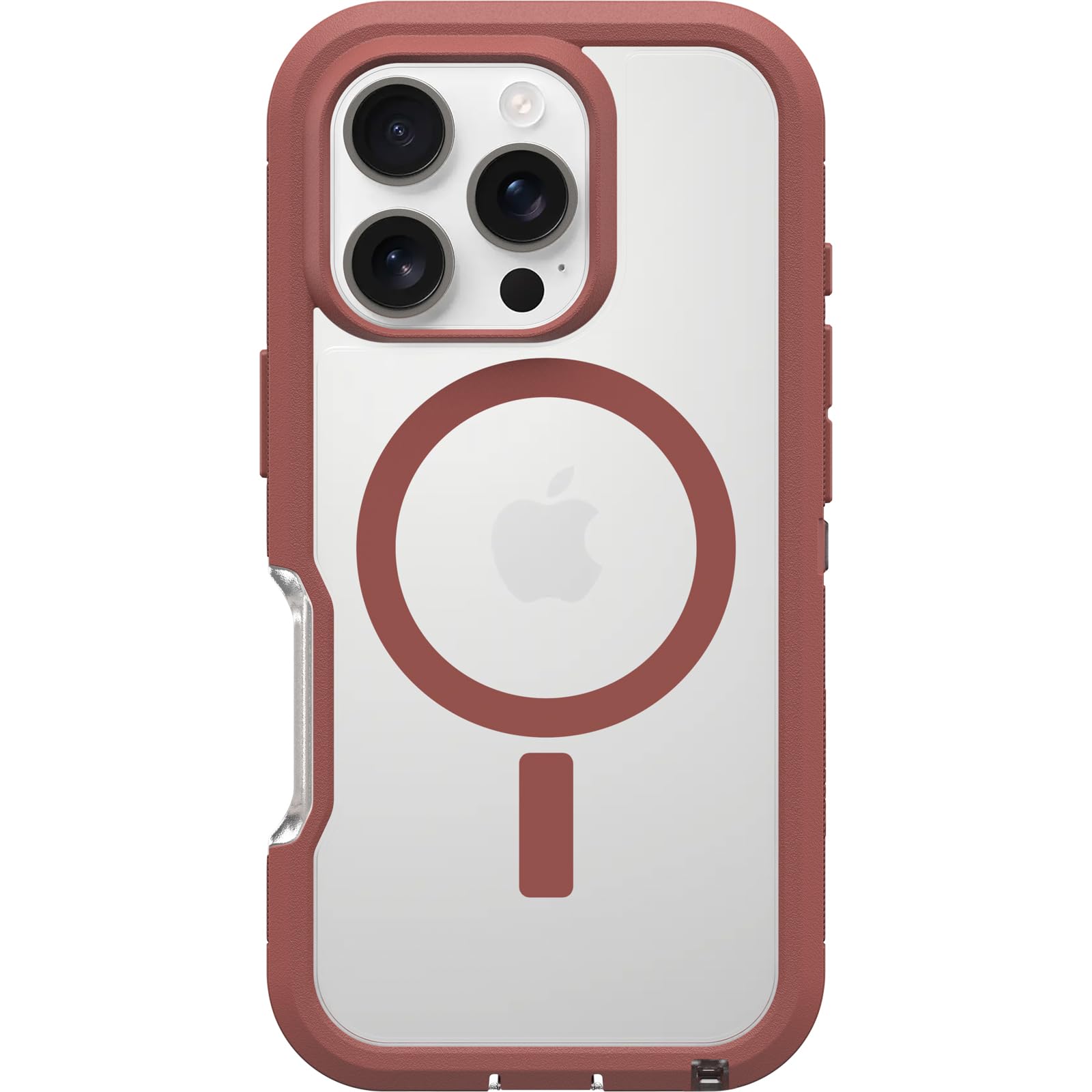 Foto 3 pulgar | Funda Para Teléfono Otterbox Iphone 16 Pro Defender Xt Clear - Red - Venta Internacional.