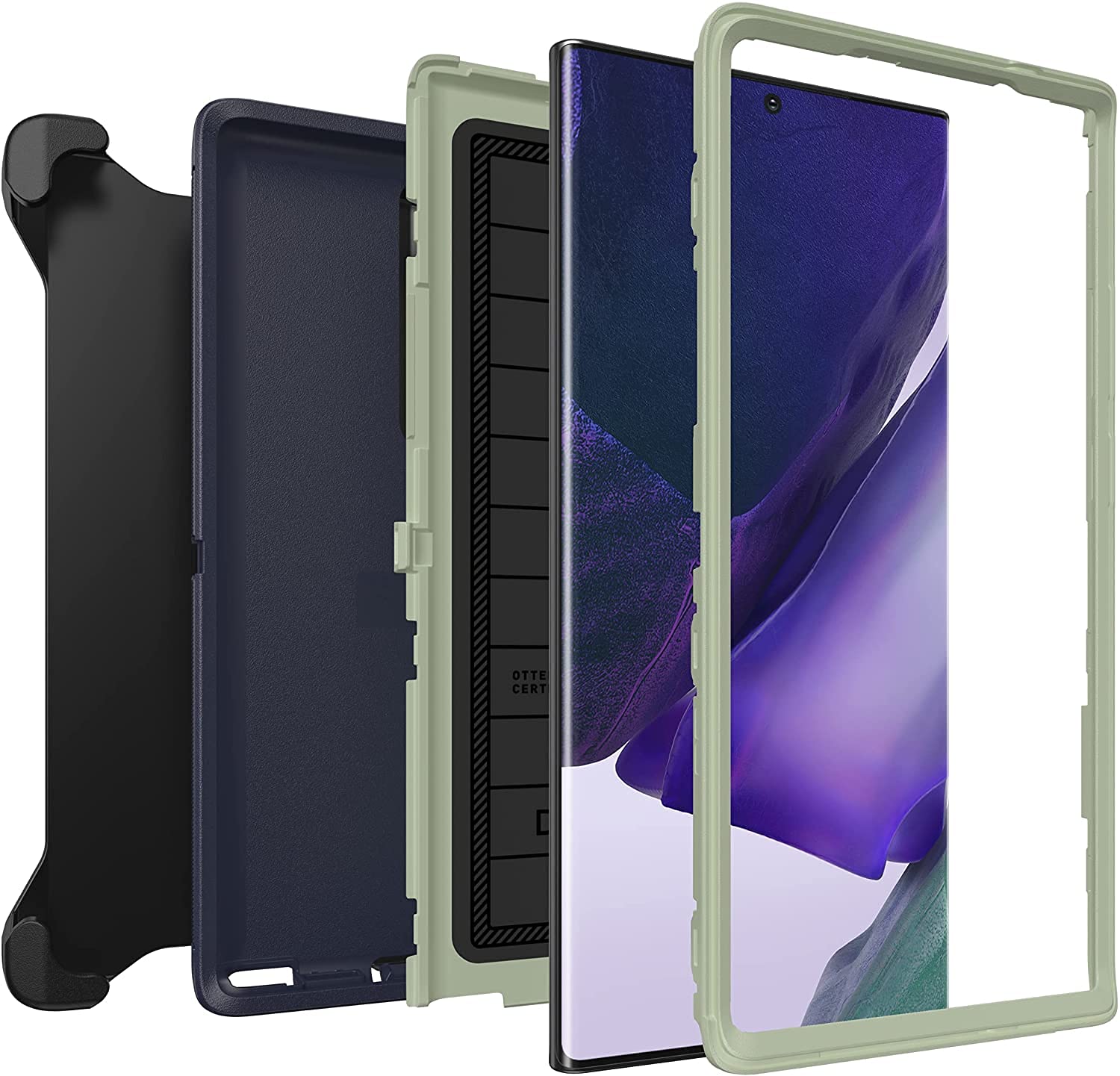 Foto 5 pulgar | Funda Otterbox Defender Sin Pantalla Con Clip Para Cinturón Galaxy Note 20 Ultra 5g - Venta Internacional.