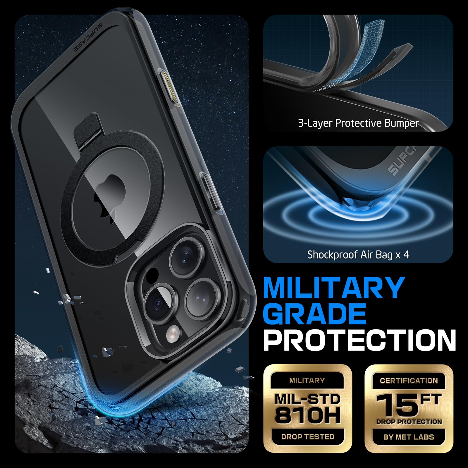 Foto 6 pulgar | Funda De Teléfono Supcase Unicorn Beetle Mag Para Iphone 16 Pro Max - Venta Internacional.