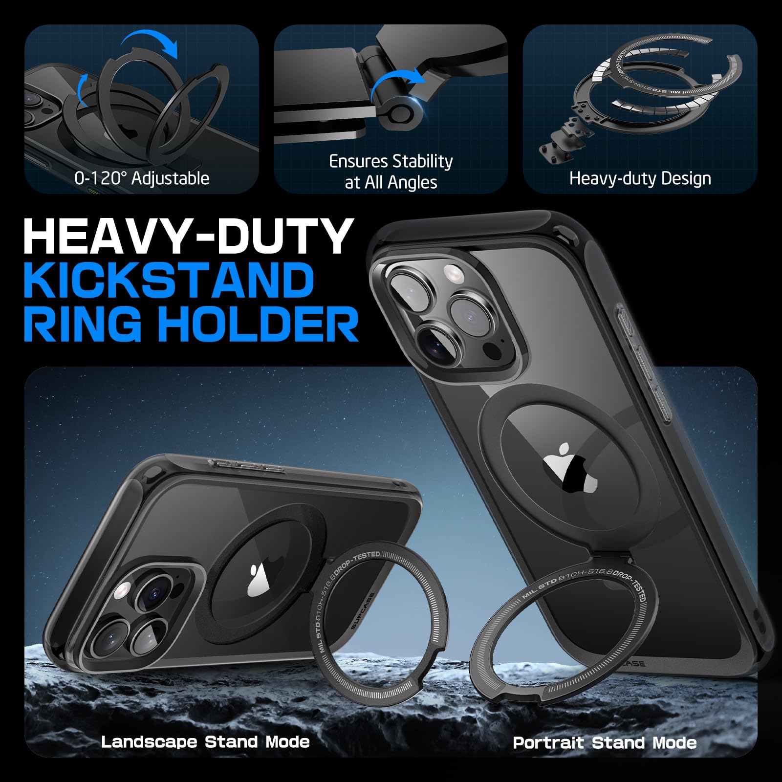 Foto 7 pulgar | Funda De Teléfono Supcase Unicorn Beetle Mag Para Iphone 16 Pro Max - Venta Internacional.