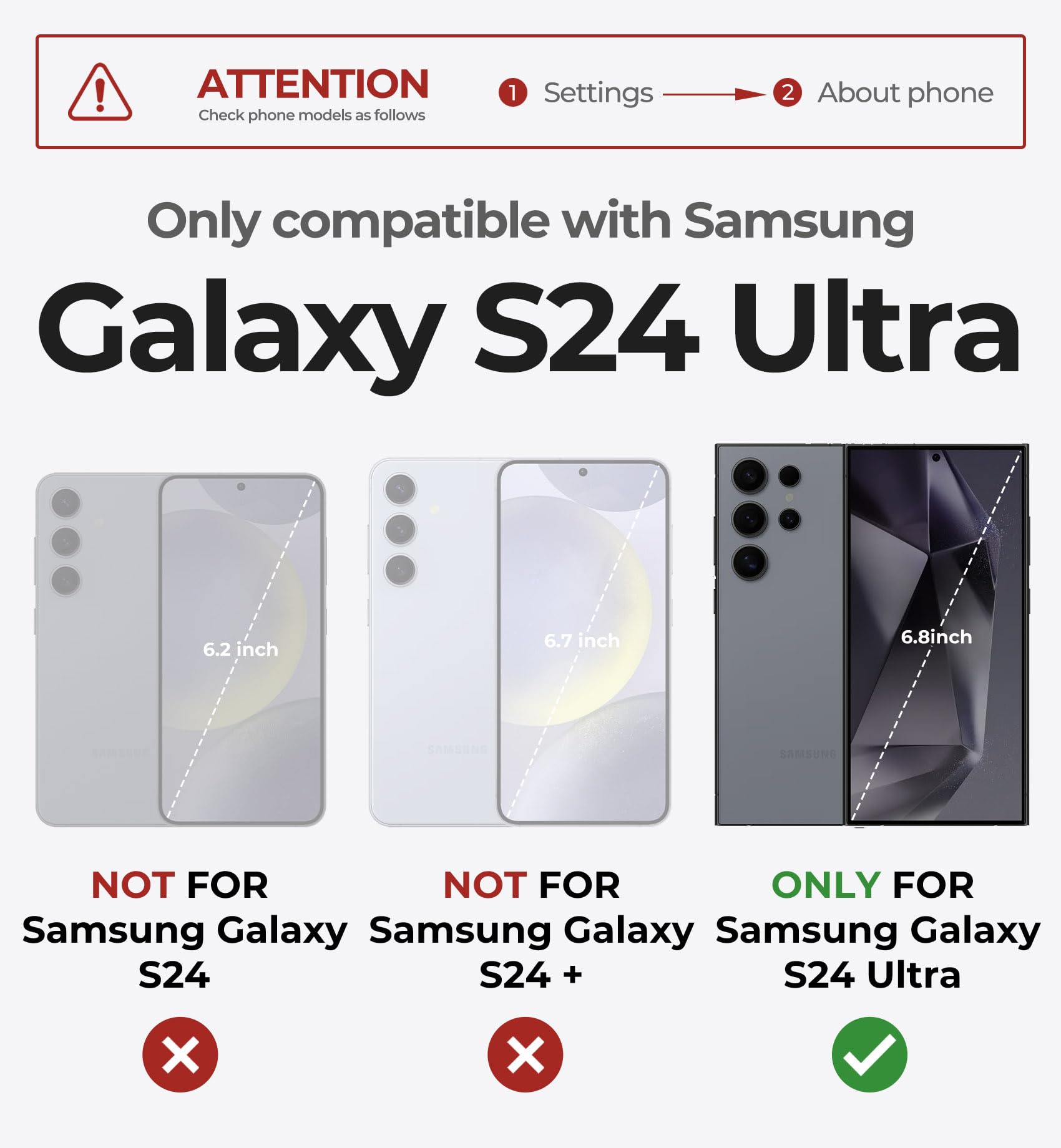 Foto 3 pulgar | Funda Dexnor Para Samsung Galaxy S24 Ultra Con Cámara Deslizante - Venta Internacional.