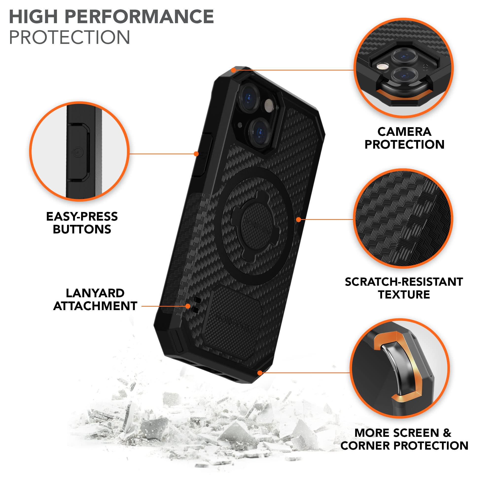 Foto 5 pulgar | Funda Para Teléfono Rokform Rugged Series Para Iphone 13 Mini Con Magsafe - Venta Internacional.
