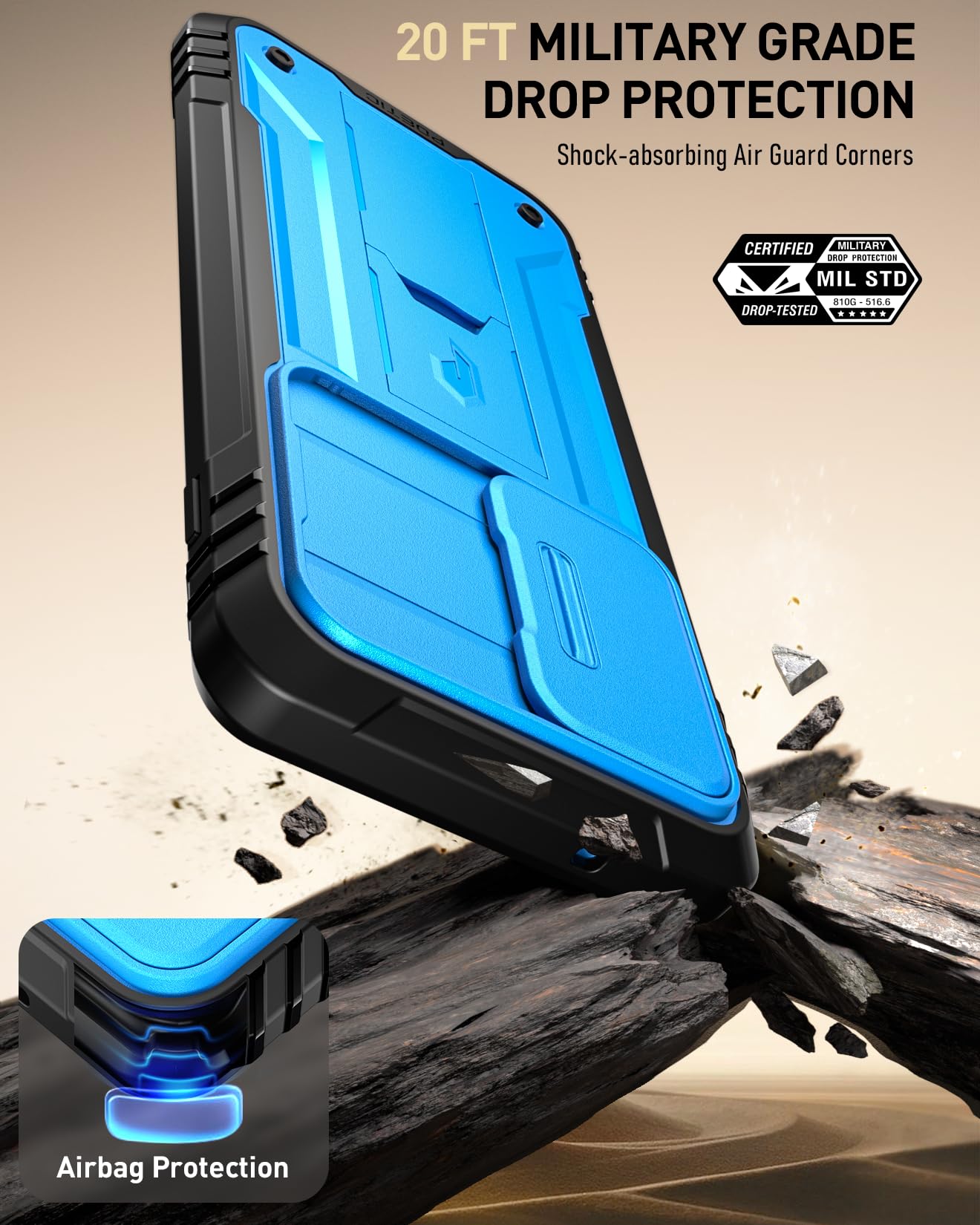 Foto 8 pulgar | Funda Poetic Revolution Para Motorola Moto Edge 2024 Azul - Venta Internacional.