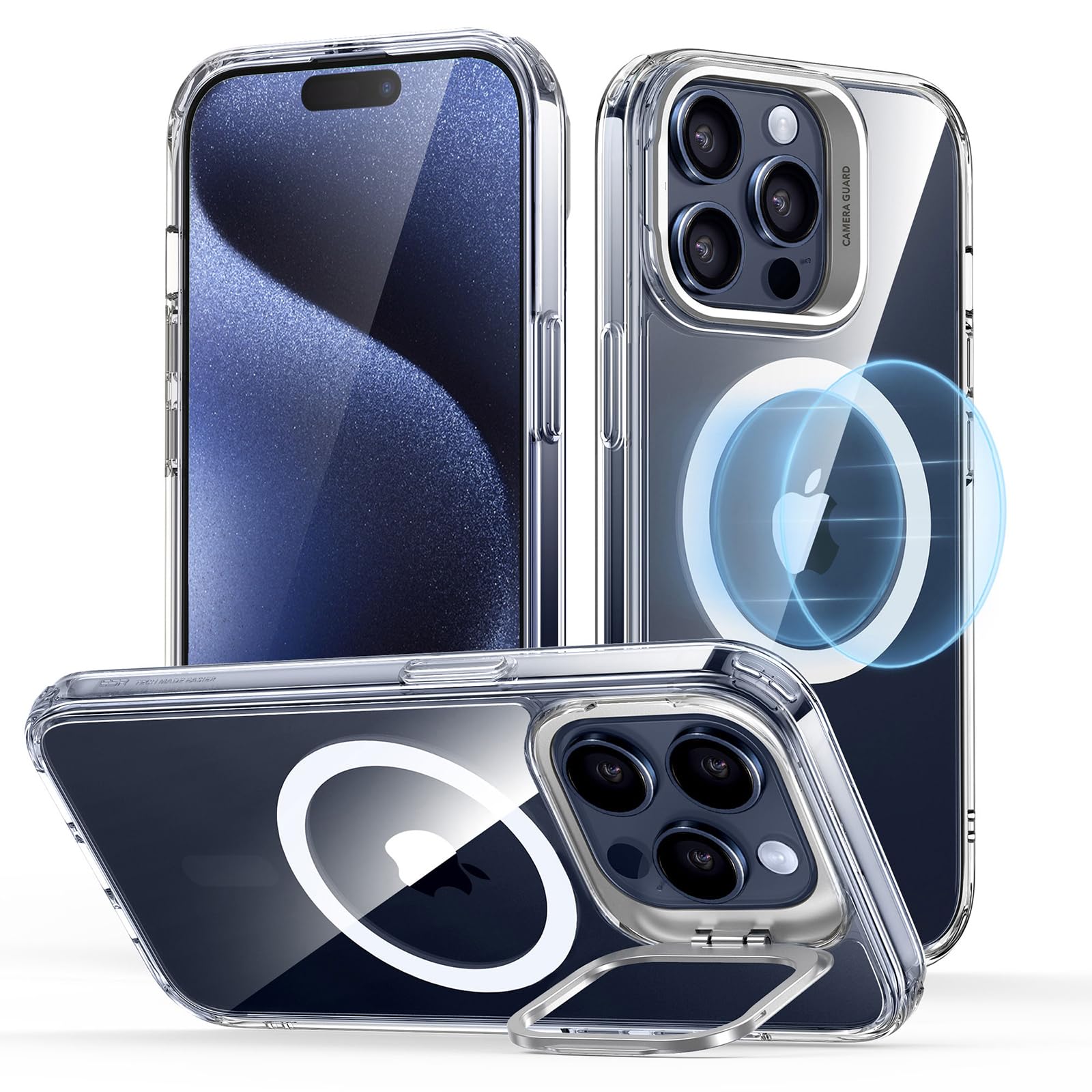 Foto 2 pulgar | Funda De Teléfono Esr Para Iphone 15 Pro Max Con Funda Magsafe Clear - Venta Internacional.